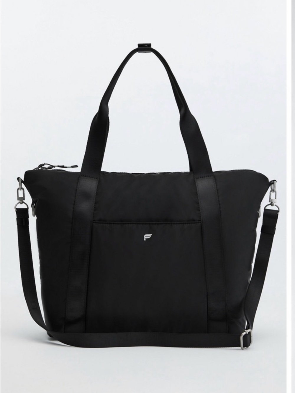 Fabletics Black Convertible Tote Bag